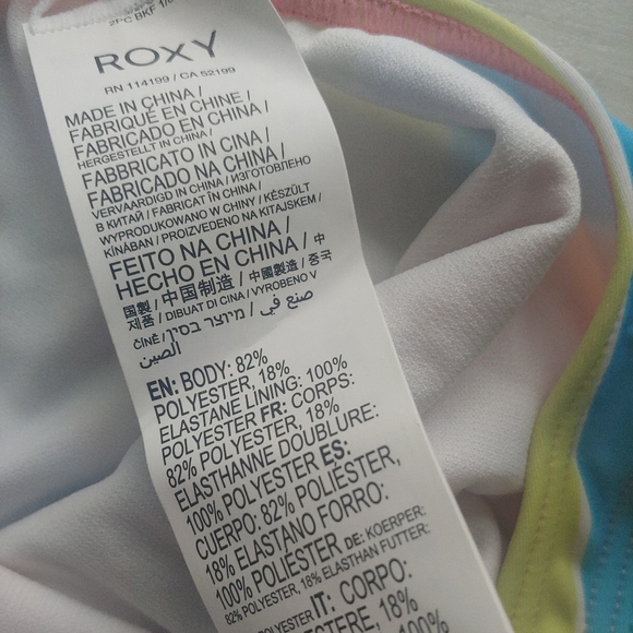 ROXY NEW Colors of the Sun One Piece Swimsuit - Picture 8 of 9